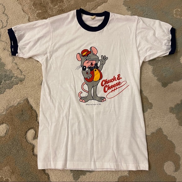 vintage chuck e cheese shirt